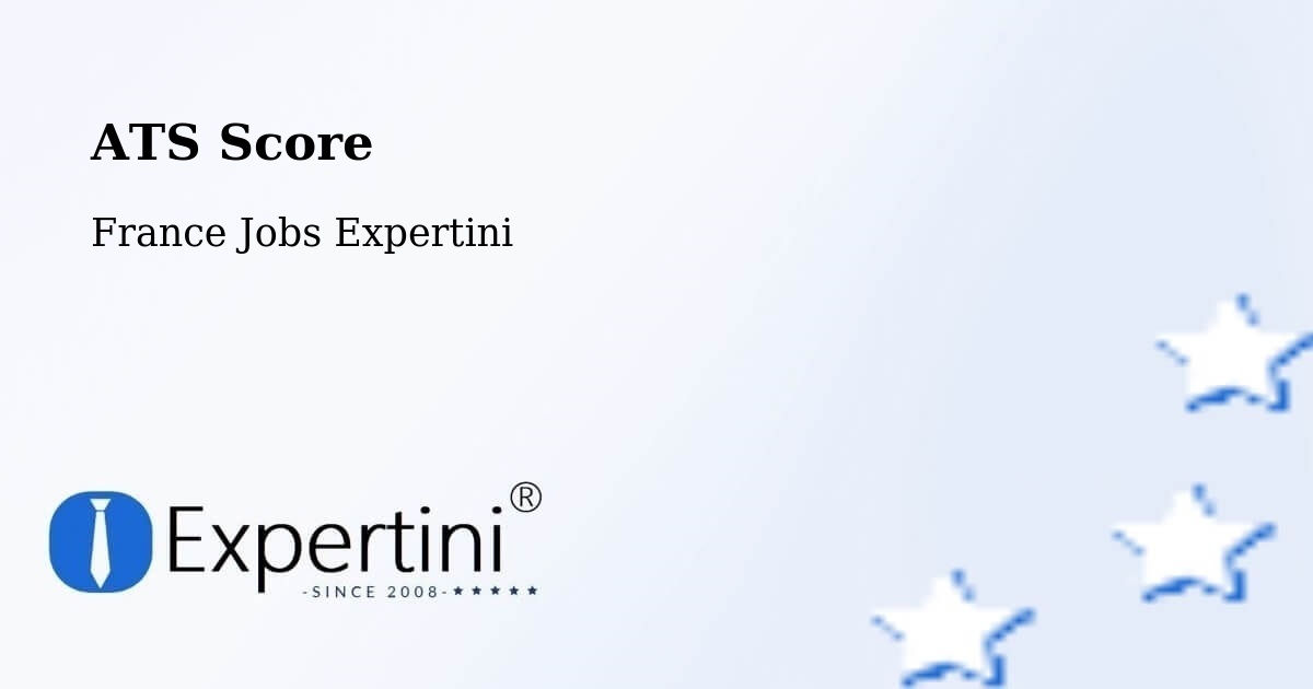 Resume ATS Score & Job Description Match Tool – Lestrem - France Jobs Expertini